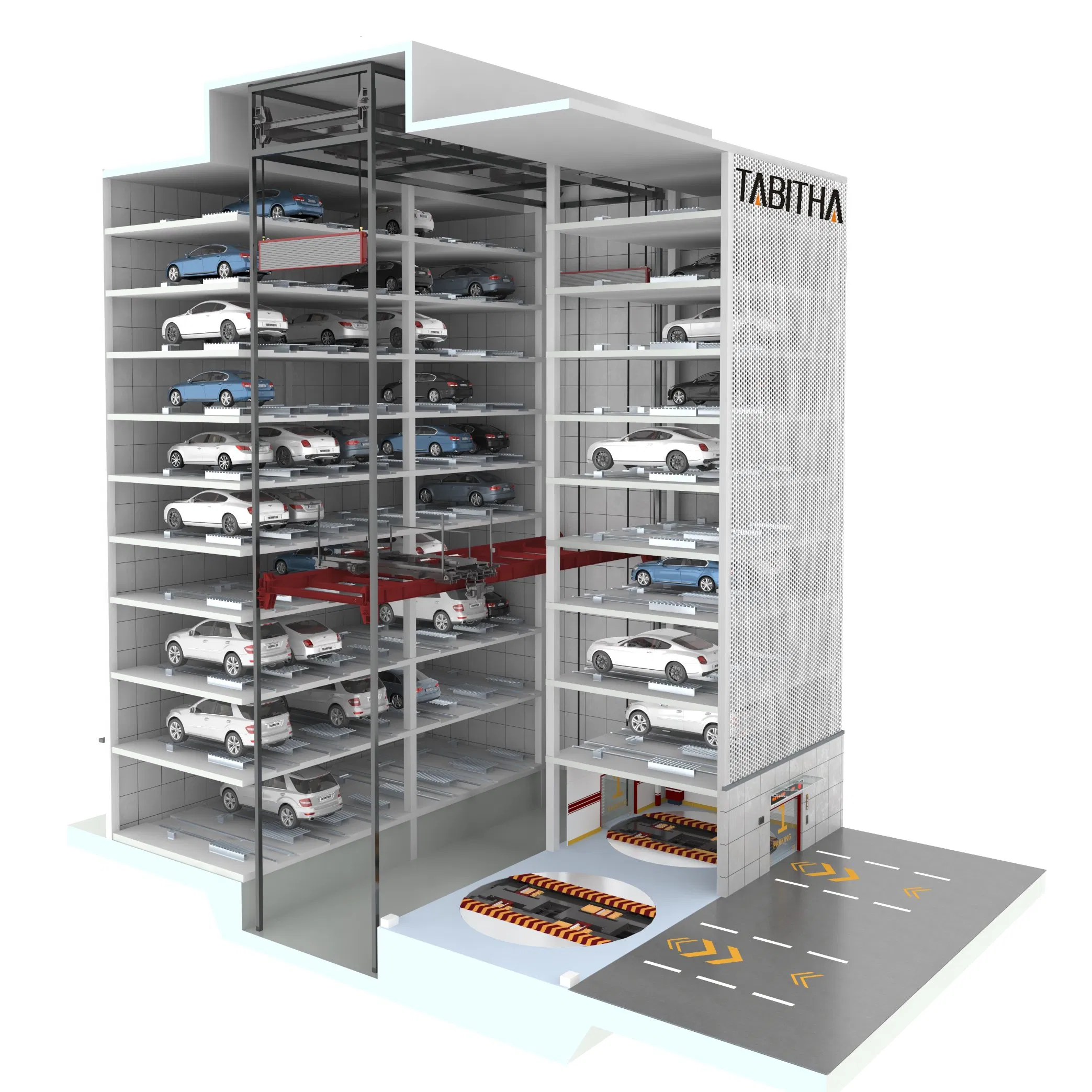 Tabitha Pcy Commercial Fast Speed Multilevel Platform-Lift Automated Smart Robot Parking System