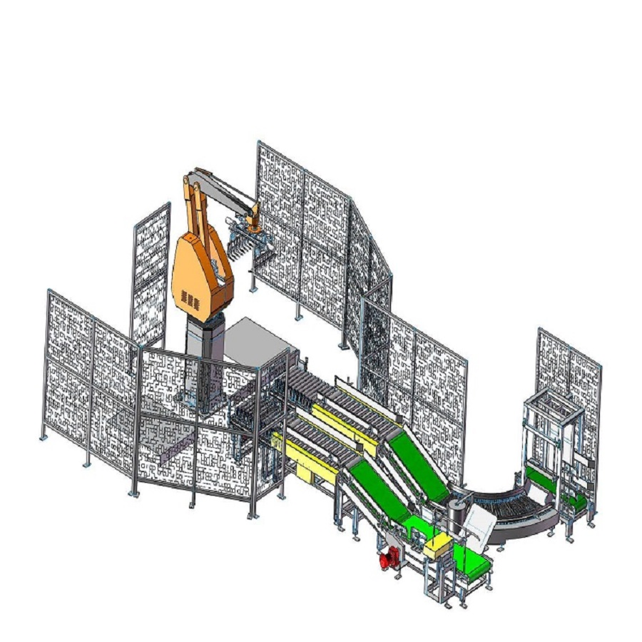 Kuka ABB Fanuc Kawasaki Palletizing Robot for 50kg Bag ($11000)