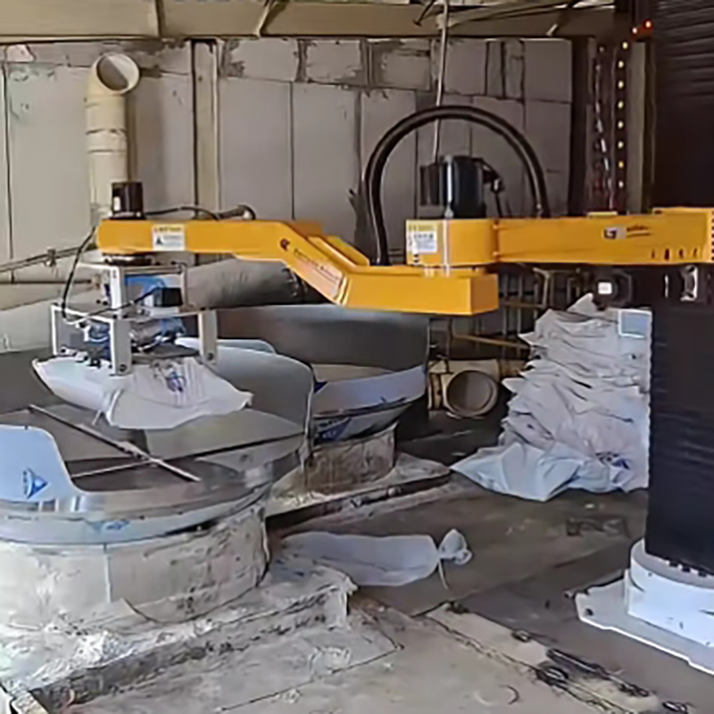 Advanced Unpacking and Depalletizing Robot for Gypsum Powder