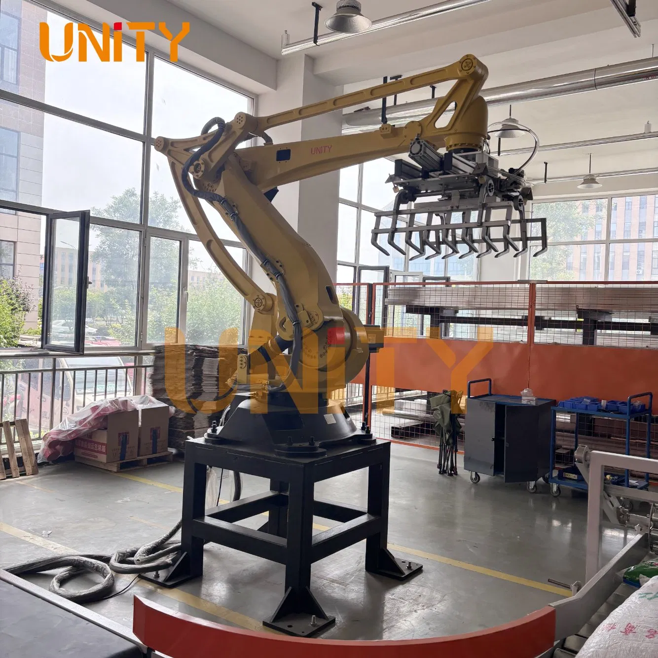 Robotic Arm Palletizer for Fertilizer Palletizer Customized Robot System Automated Depalletizing Robot System