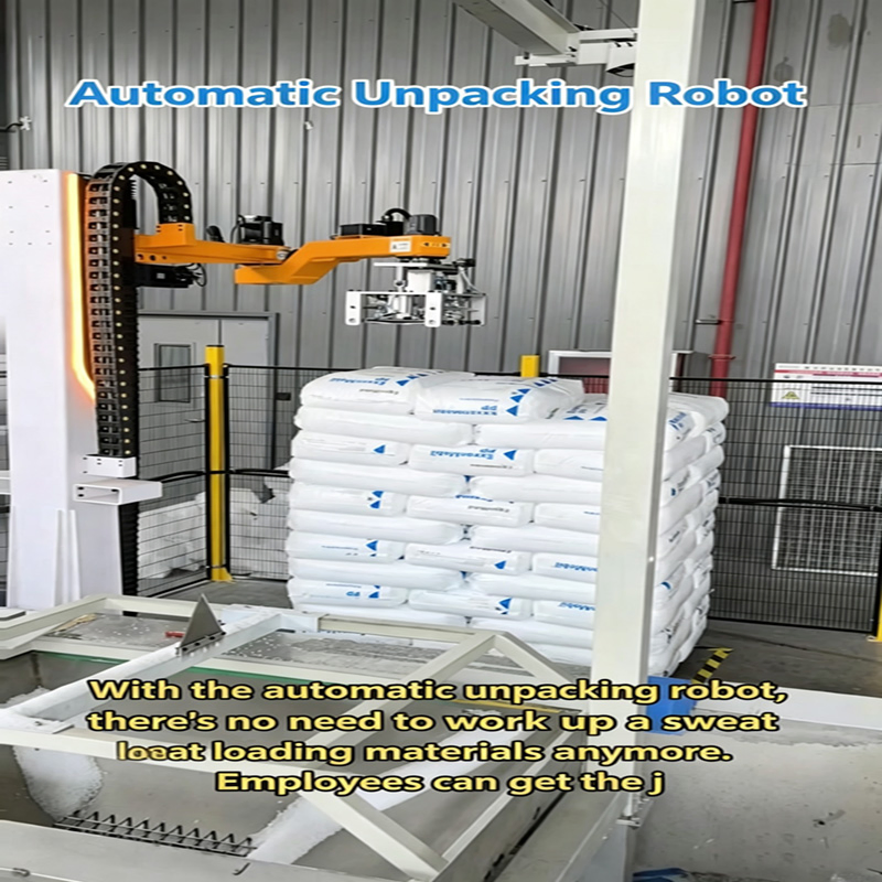 Benson Fully Anti-Corrosive Industrial Robot for Unpacking and Depalletizing Sodium Sulfide