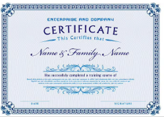 Certification 1