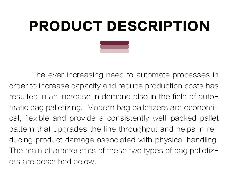 Robotic Bag Palletizer System 2