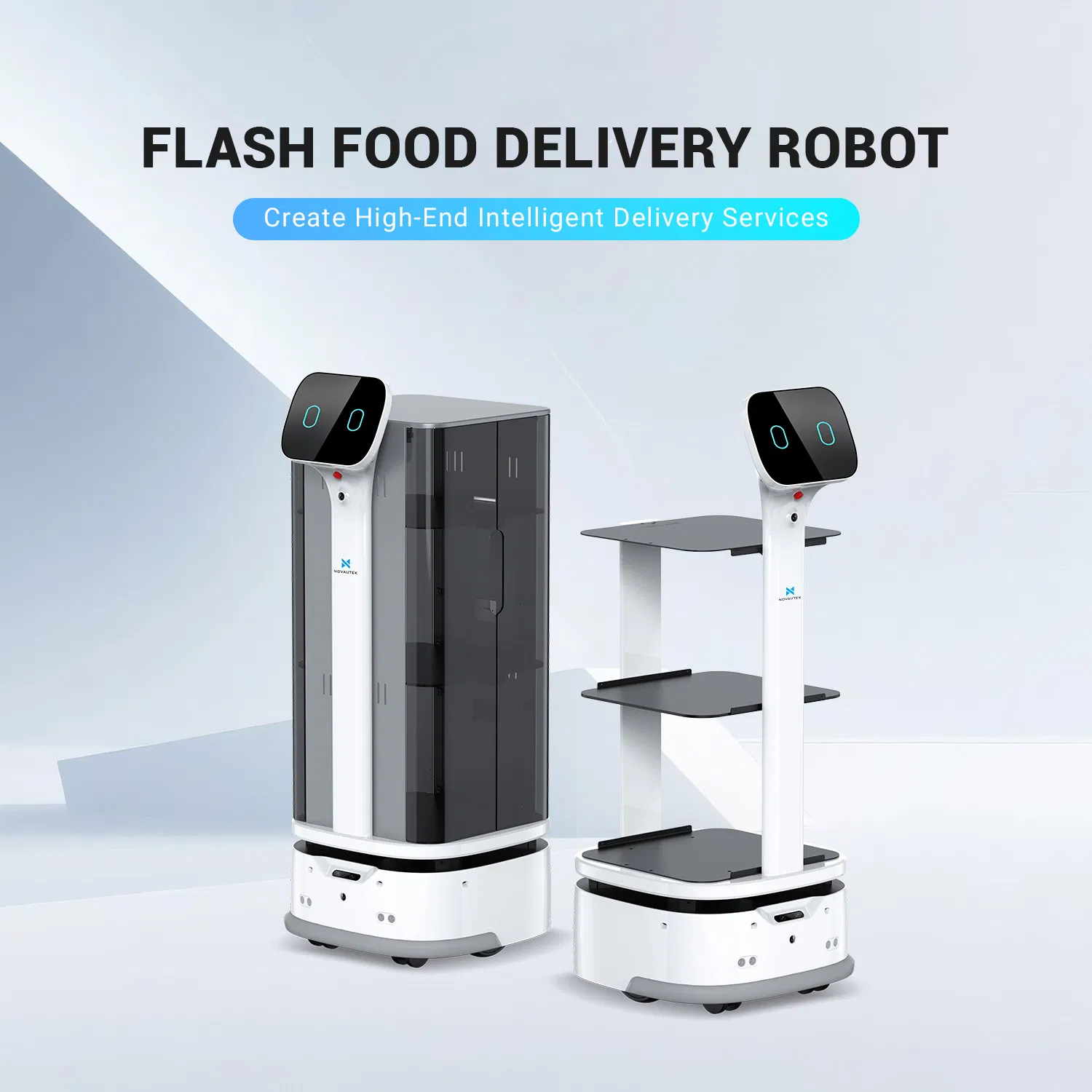 Intelligent Delivery Robot Multi-Location Delivery Hotel &amp; Restaurant Efficient Service Solution