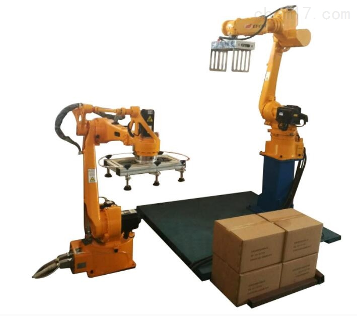 Automomus Pallet Movement Robot Autonomous Mobile Bag Palletizing Robot Beer Crates Box Column Robot Palletizer