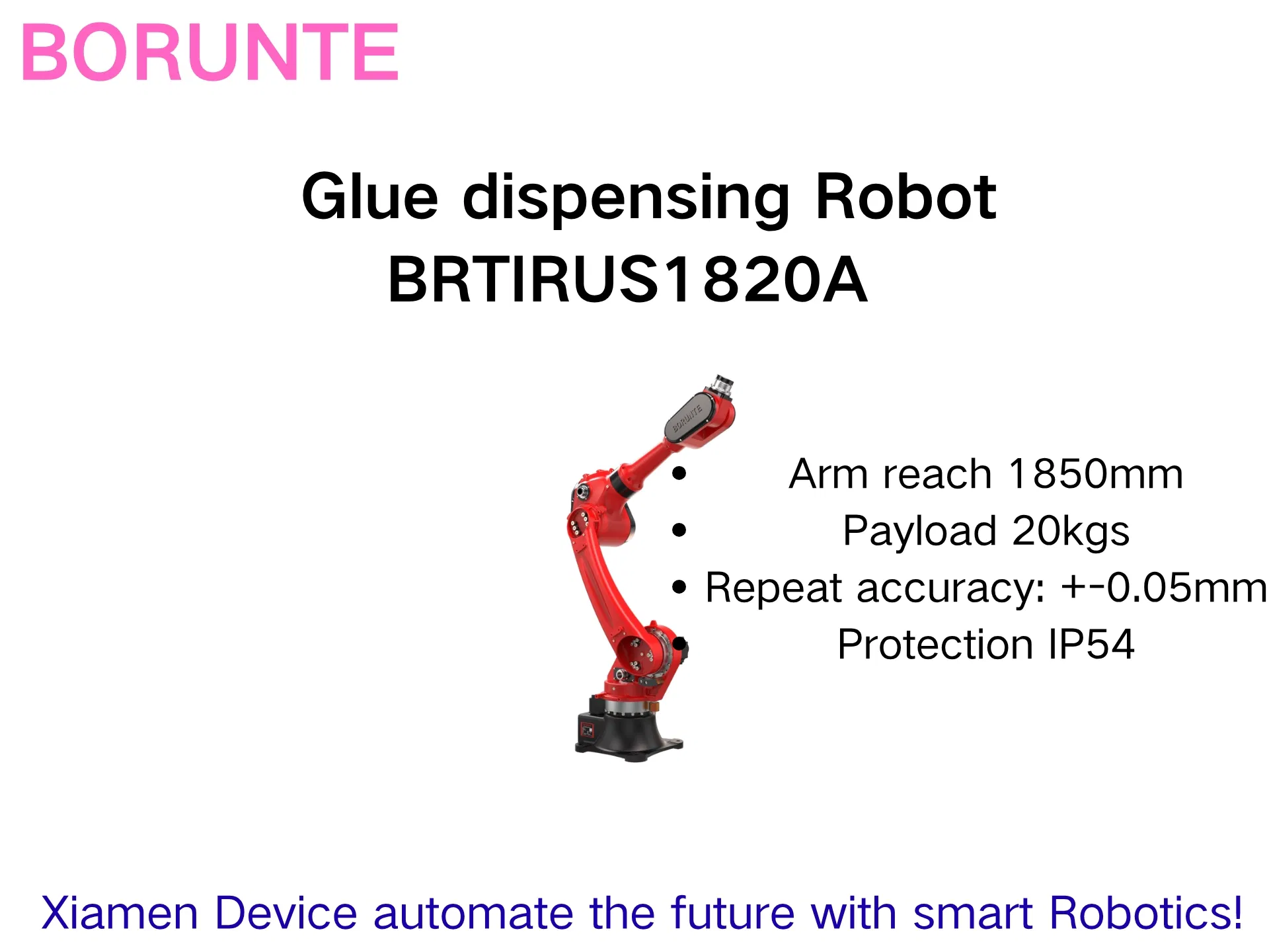 Borunte Robot 20kg Robot: Flexible Depalletizing &amp; Mixed-Load Pallet Building Automation