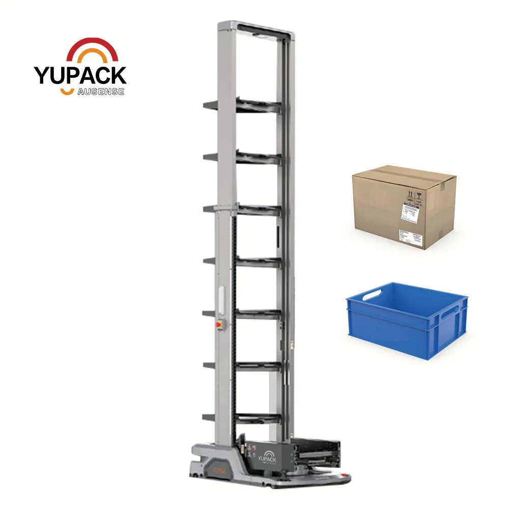 Industrial Tote Handling Robot Autonomous Mobile Robot for Smart Factory Logistics and Distribution