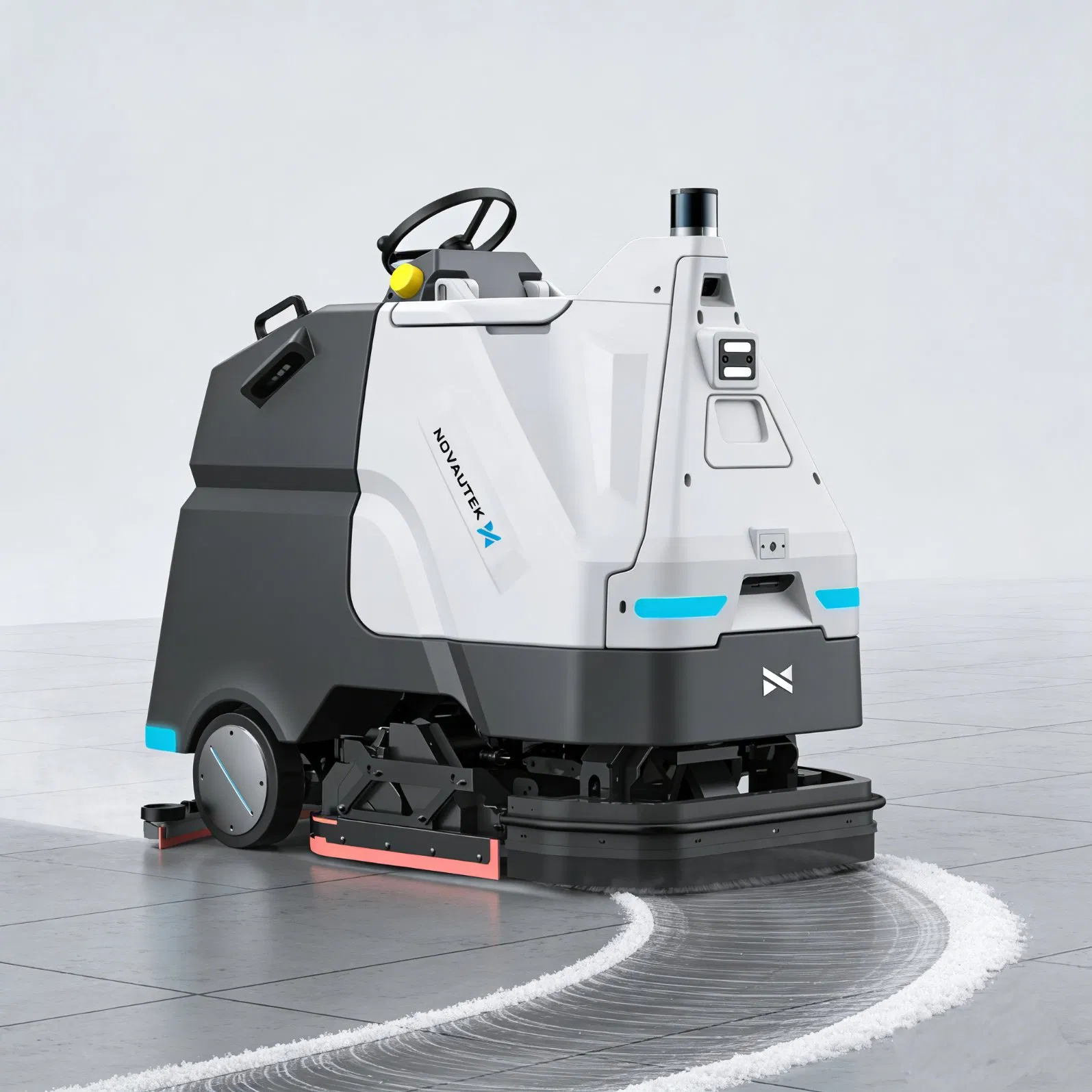 Intelligent Compact and Smart Factory Cleaner with Ai Navigation for Tight Spaces and Oily Floors Indoor Cleaning Robot