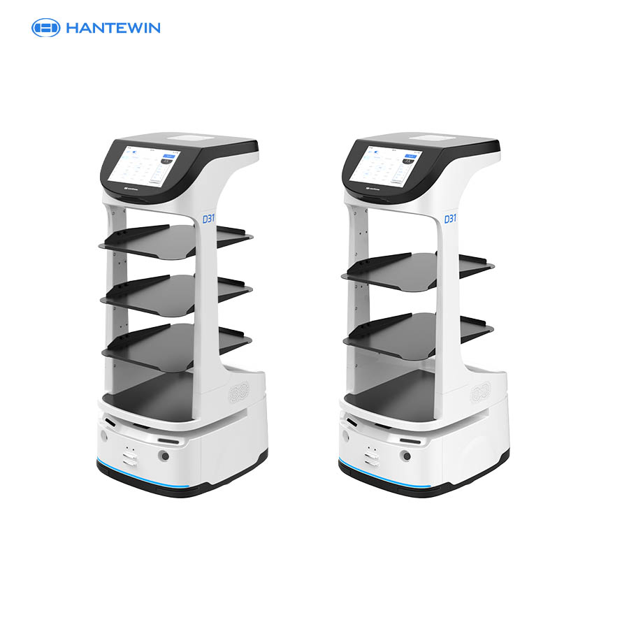 Intelligent Smart Fast Food Delivery Robot with Ai Navigation for Commercial Use