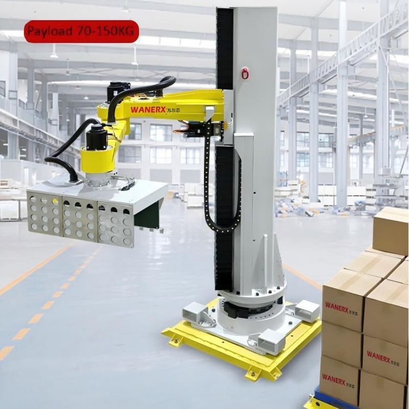 Automatic Robot Palletizing Machine 70kg-150kg for Carton Palletizing
