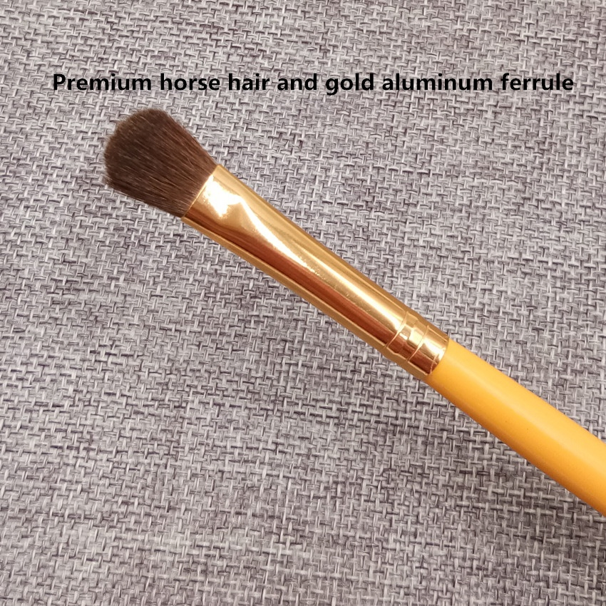 Brocha de Sombra de Ojos Profesional con Mango de Madera y Cerdas de Cabello