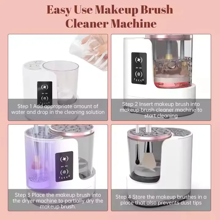 Herramienta Limpiadora de Brochas de Maquillaje