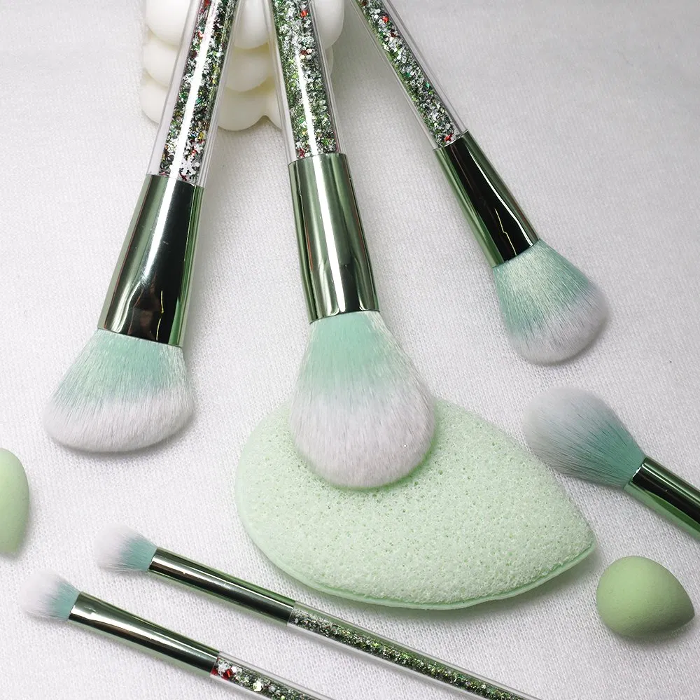 6PCS Juego de brochas de maquillaje, brochas para ojos, kit de herramientas cosméticas para principiantes