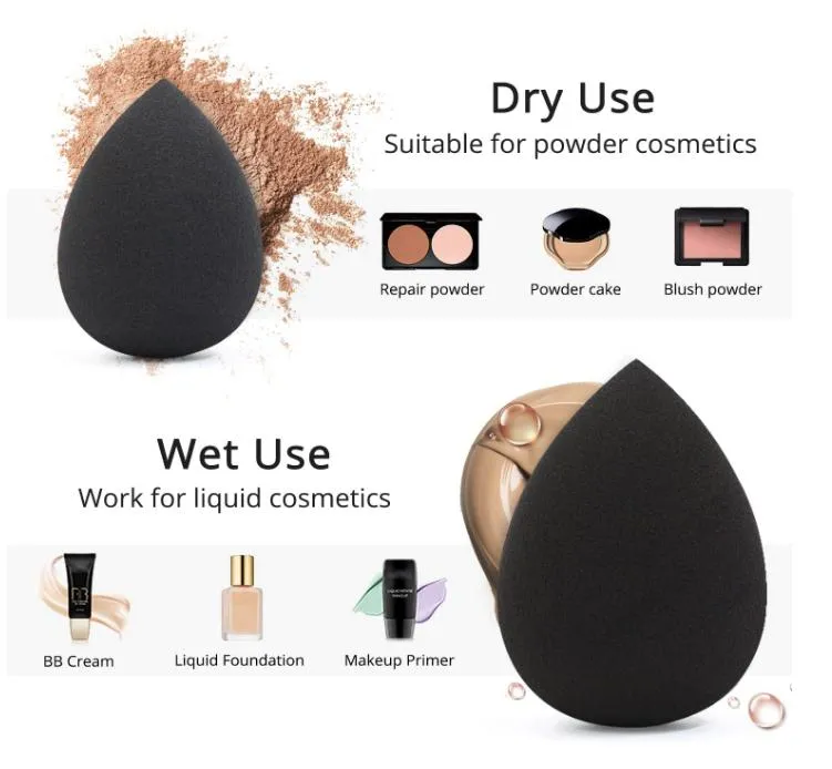Embalaje de esponja de maquillaje