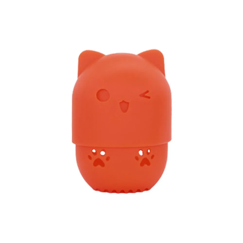 Soporte para secar esponjas de maquillaje de silicona suave