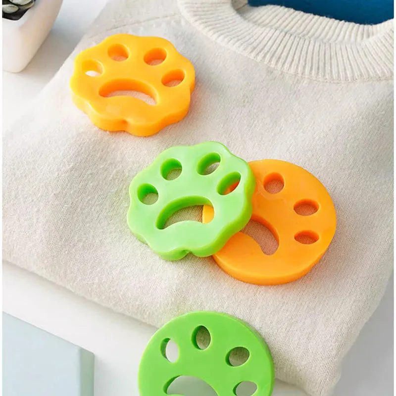 Bolas de lana secadoras creativas para la eliminación de cabello y anti enredos, secado rápido para baños