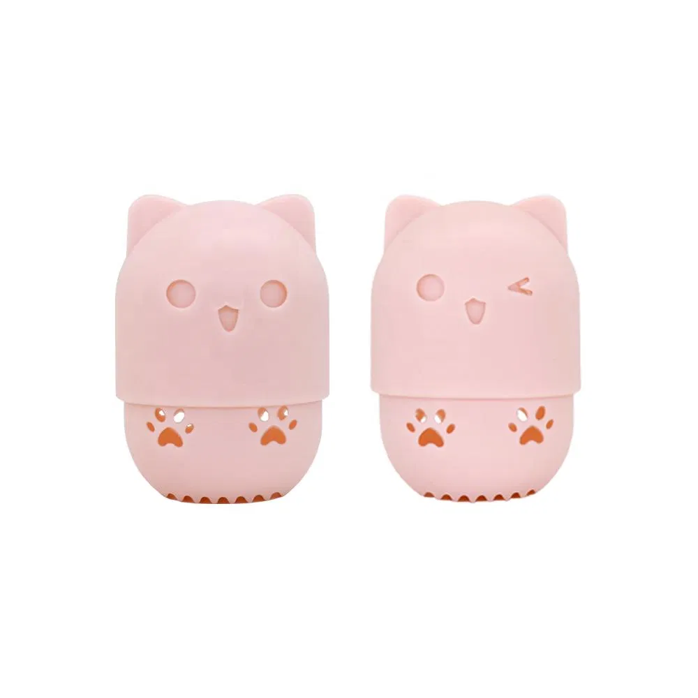 Soporte para secar esponjas de maquillaje de silicona suave