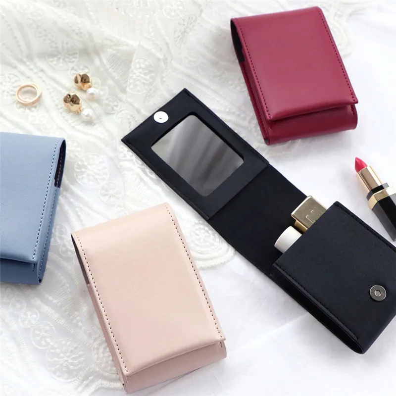 Bolsa de Maquillaje Mini de Viaje Estuche de Cosméticos para Labios Bolsa de Brillo Labial