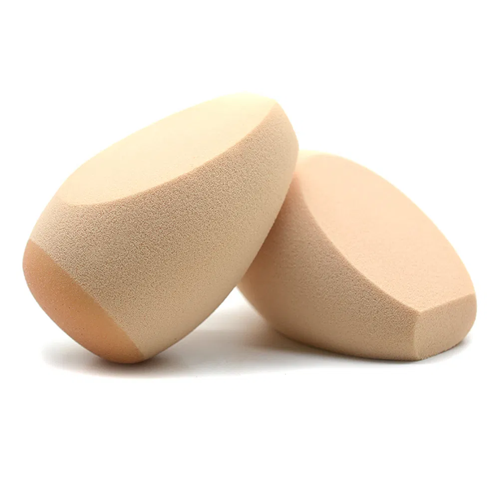 Fondo recubierto de silicona, puff de maquillaje antibacteriano, adecuado para base líquida, esponja extra suave, huevo de maquillaje
