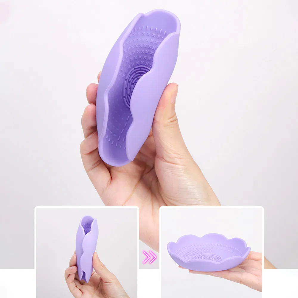 Herramientas de Maquillaje Cuenco de Lavado Almohadilla de Silicona para Limpiar Brochas de Maquillaje Limpiadores de Brochas de Maquillaje