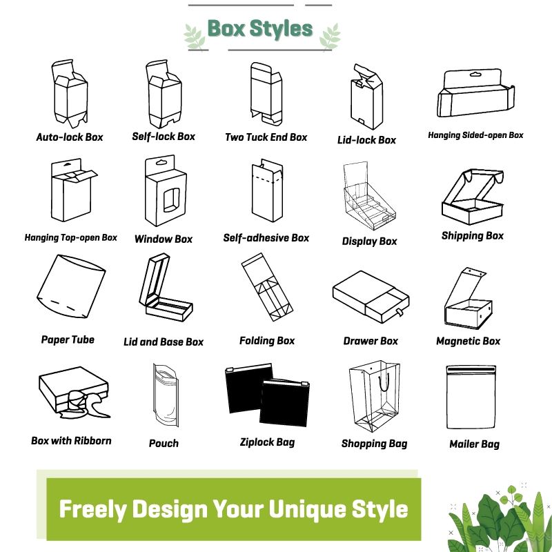 Caja de embalaje cosmético de lujo personalizada y práctica para almacenamiento de papel al por mayor en venta