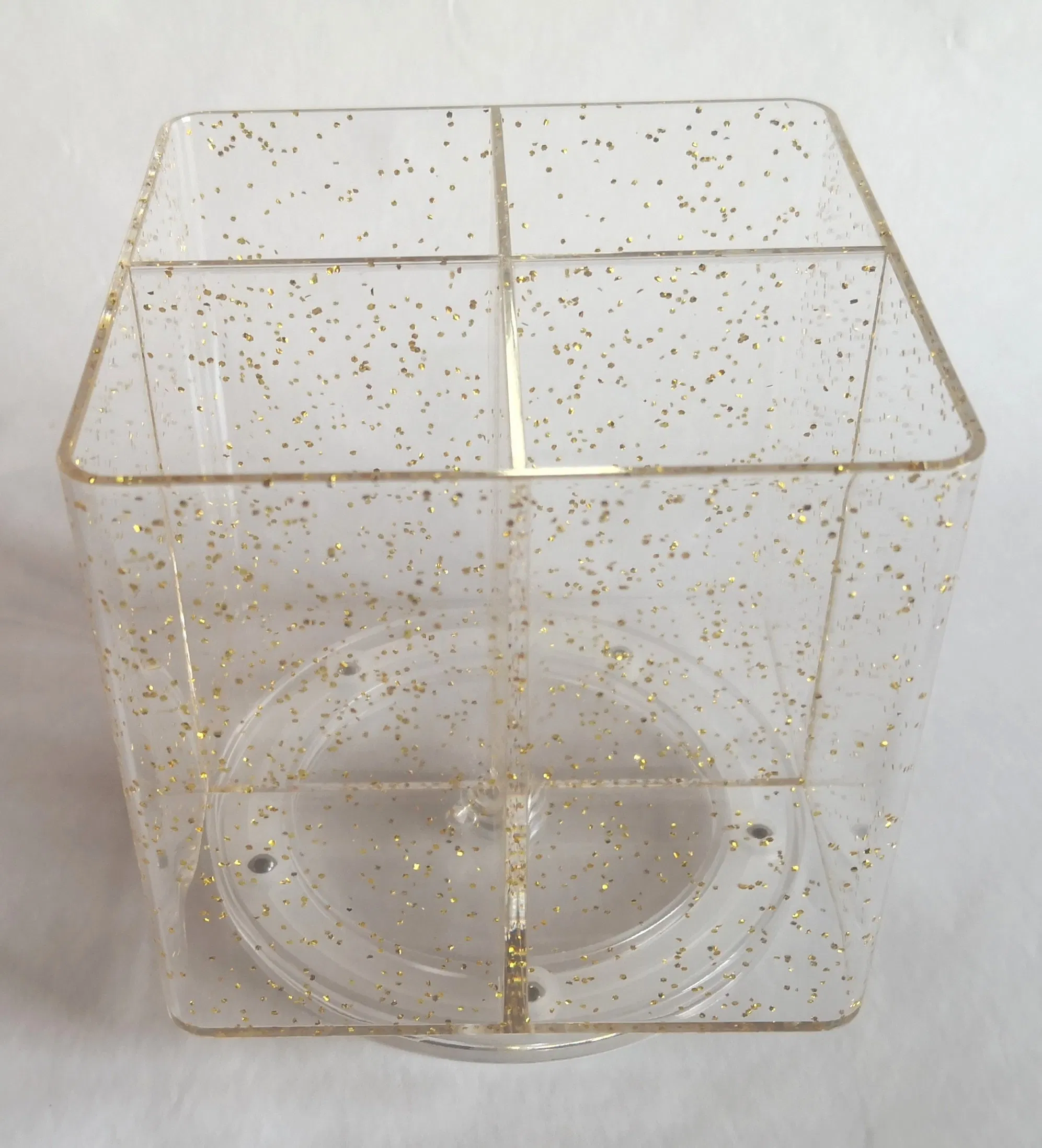 360 Brocha de Maquillaje Cuadrada Rotativa de Grado 4 Soporte Dividido Regalo Promocional
