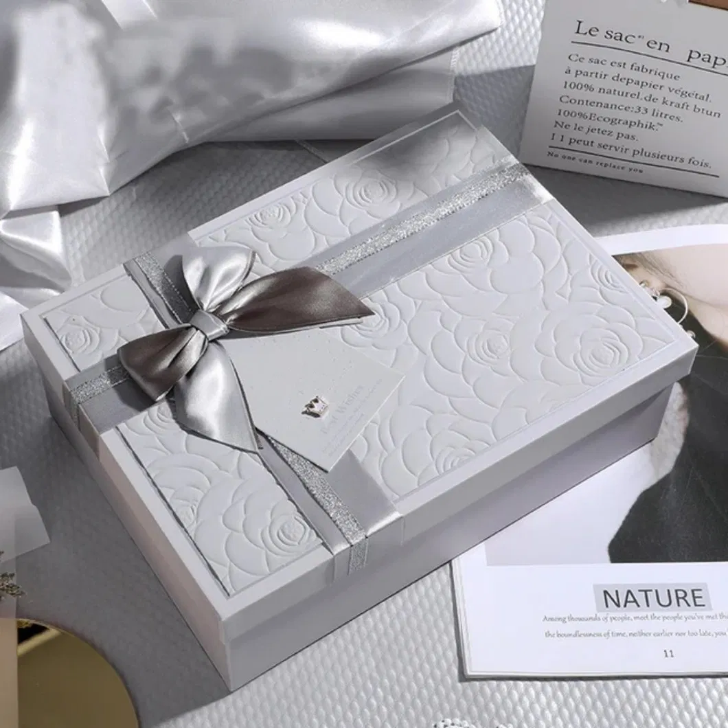 Caja de regalo de papel dorado personalizado para Navidad, vacaciones, bodas, cosméticos, medicina, juguetes, juegos, almacenamiento, cajas de recuerdos