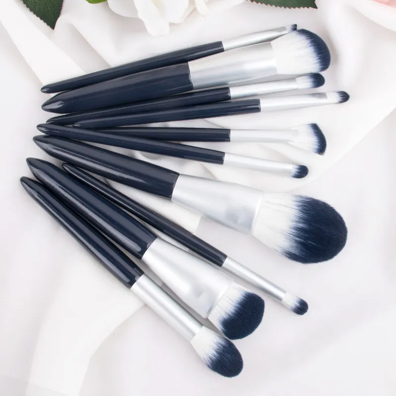 Herramientas de Belleza al por Mayor, Brocha de Polvo Suelto, Juego de Brochas de Maquillaje con Mango para Ojos