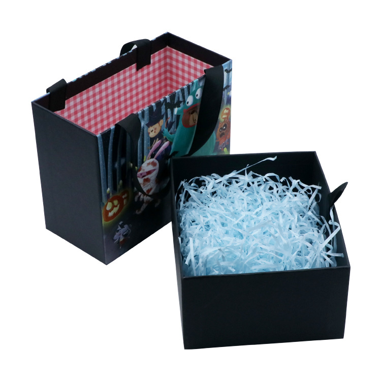 Caja de regalo negra de almacenamiento al por mayor, deslizante, de lujo, para lápices labiales, cosméticos, juguetes, velas, embalaje de cartón, caja de cajón de papel con logo personalizado