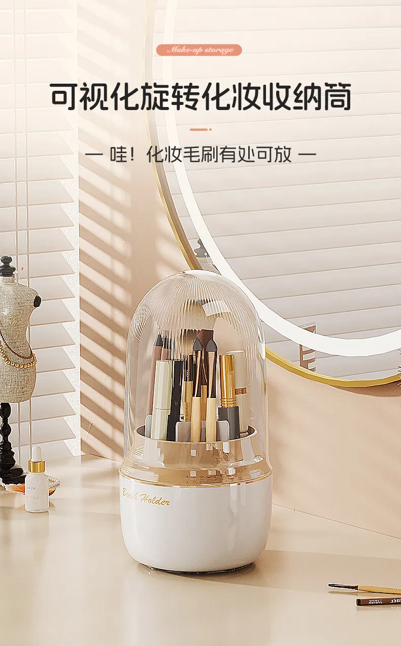 Nuevo organizador de brochas de maquillaje diseño cosmético almacenamiento para el hogar