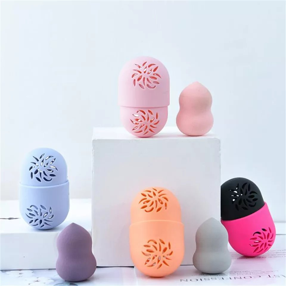 Soporte de almacenamiento para esponjas de maquillaje de silicona