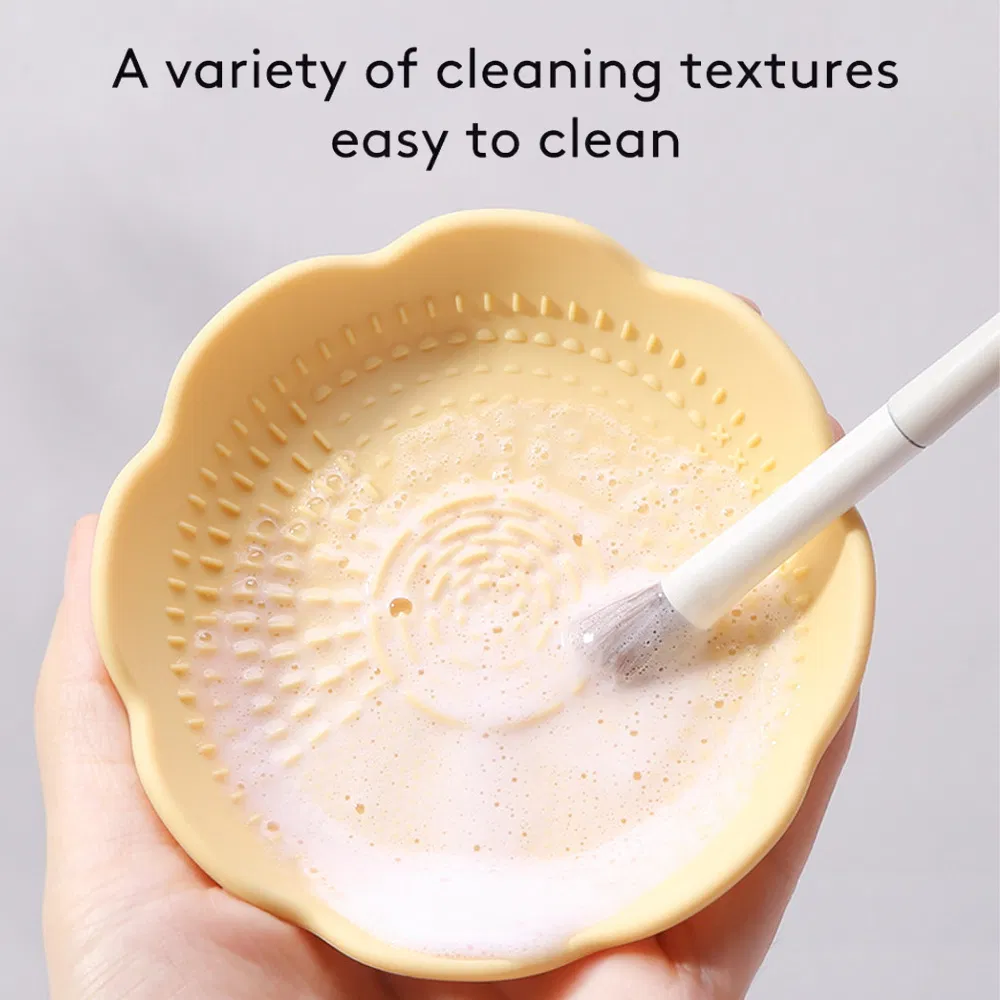 Herramientas de Maquillaje Cuenco de Lavado Almohadilla de Silicona para Limpiar Brochas 4