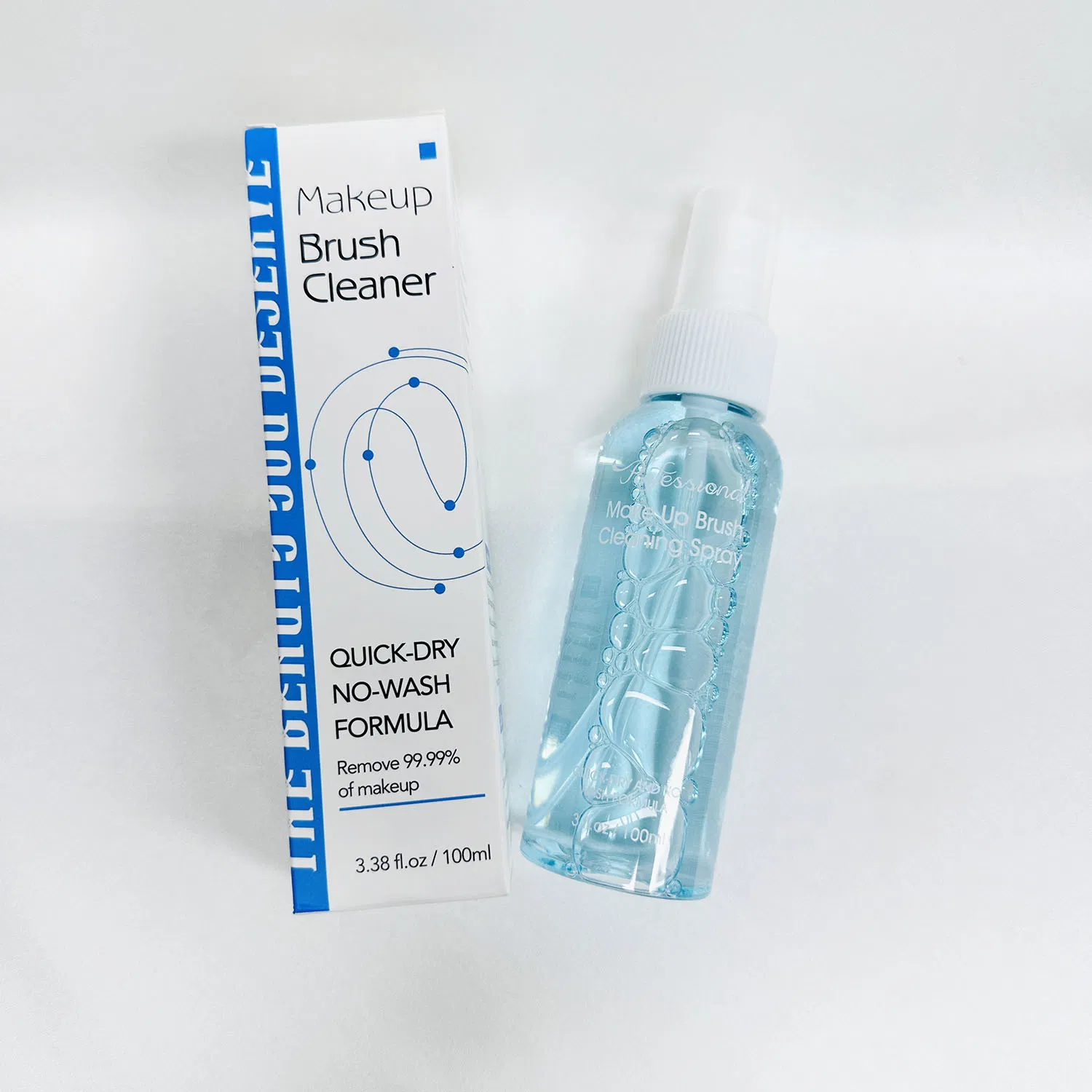 Limpiador de Brochas de Maquillaje en Spray Fórmula de Secado Rápido Sin Lavado 100ml