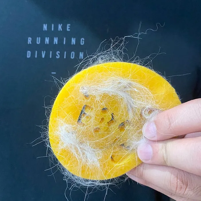 Bolas de lana secadoras creativas para la eliminación de cabello y anti enredos, secado rápido para baños