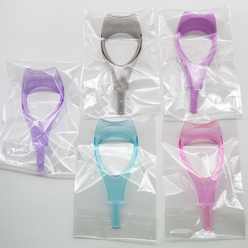 Cepillo multifuncional para pestañas, herramienta de belleza para maquillaje