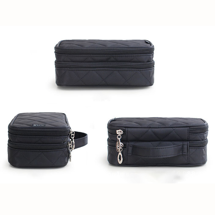 Estuche de tren personalizado hecho a medida para mujeres, estuche de maquillaje de viaje, organizador de cosméticos, estuche de maquillaje para artistas con espejo