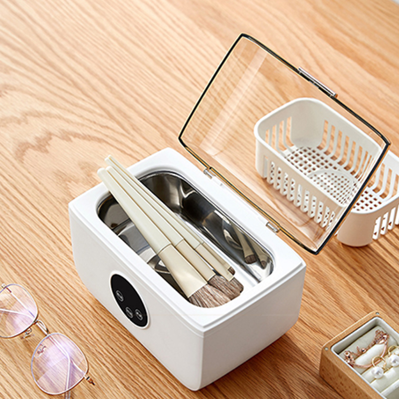Limpiador ultrasónico doméstico para gafas, joyas, relojes y brochas de maquillaje