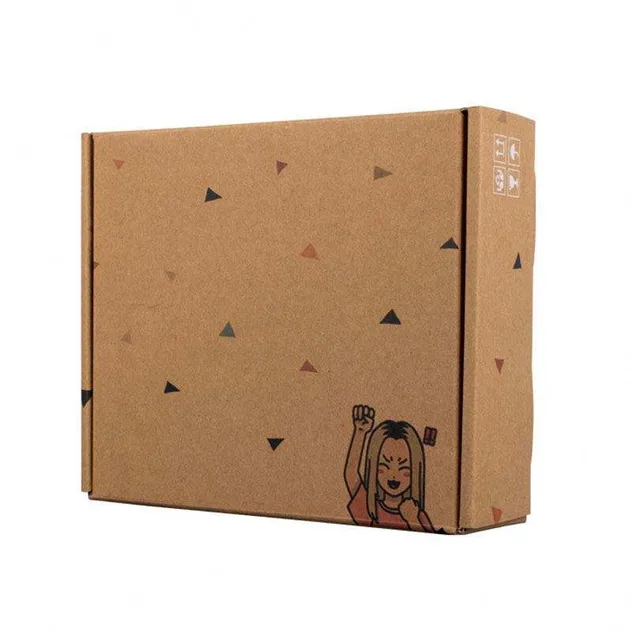 Caja de almacenamiento plegable de cartón corrugado personalizada