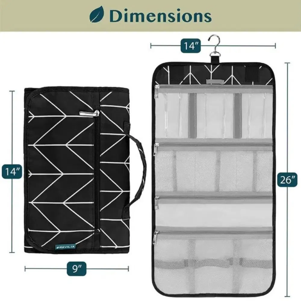 Organizador de Maquillaje Resistente al Agua para Viaje Bolsa de Aseo Colgable y Colgante Bl23184