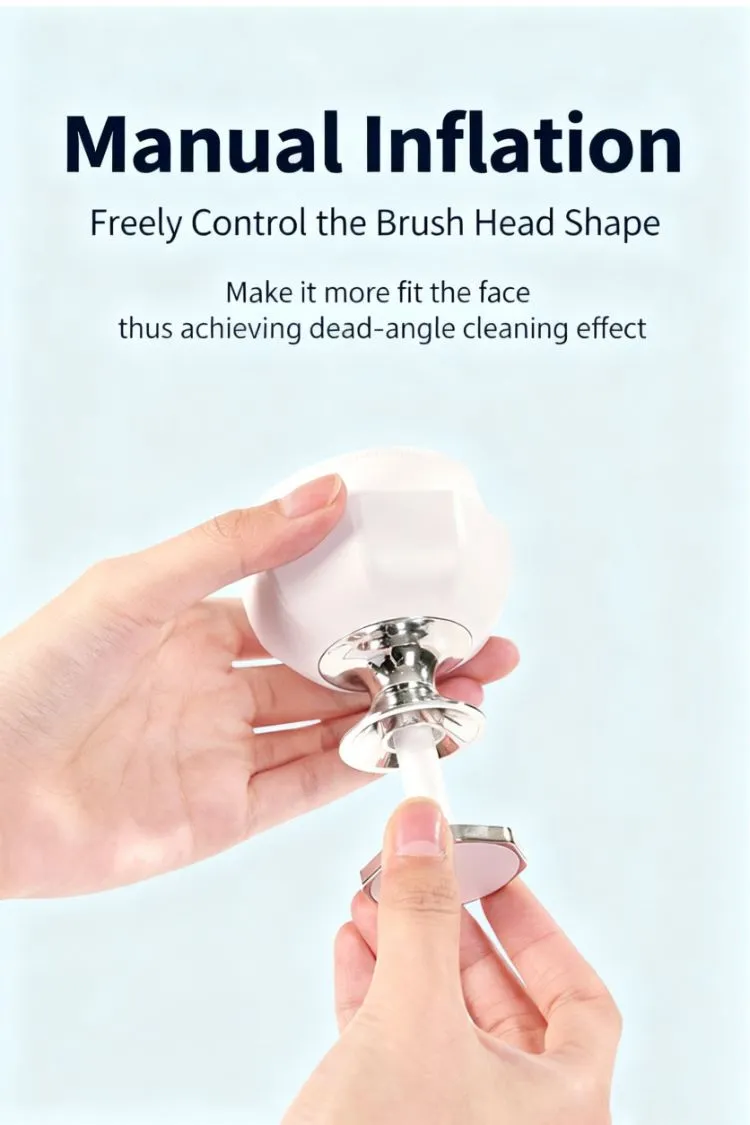 Cepillo de limpieza facial de silicona doble cara mini al por mayor, súper suave, masaje inflacionario, exfoliante facial, herramientas de maquillaje, limpiador
