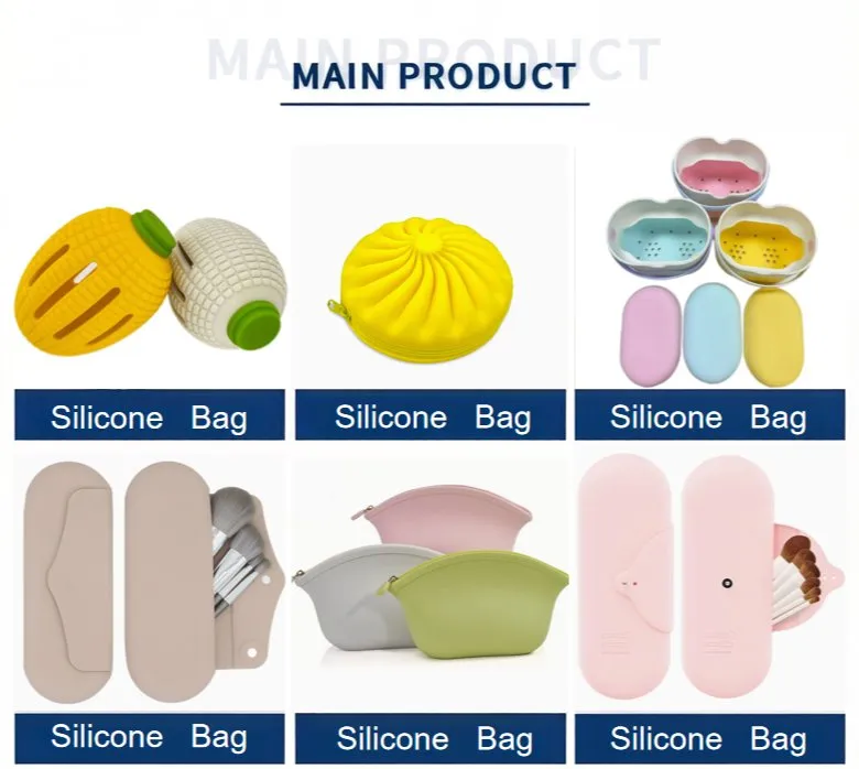 Funda de almacenamiento para esponjas de maquillaje de silicona a prueba de polvo y transpirable