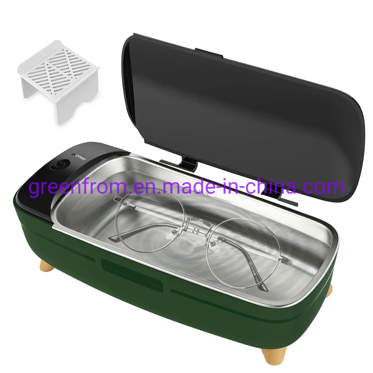 Nuevos venta de portátiles Mini limpiador ultrasónico para herramientas de maquillaje y el cepillo