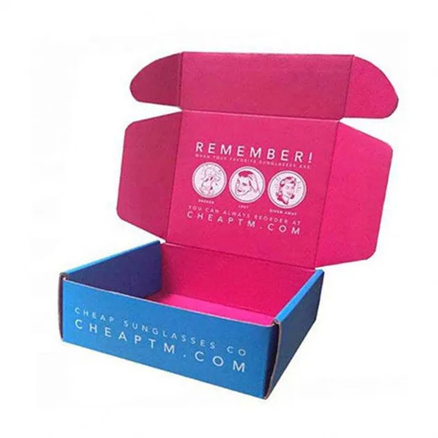 Caja de almacenamiento plegable de cartón corrugado personalizada