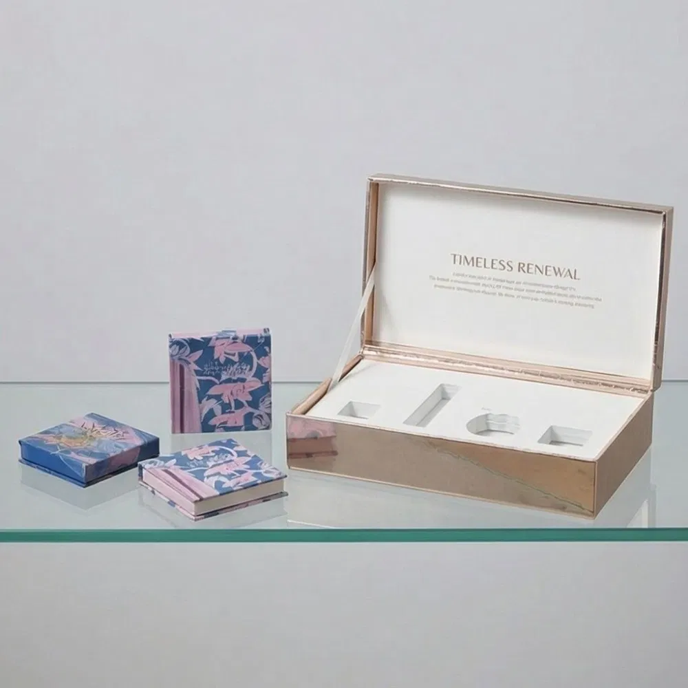 Caja de embalaje cosmético tipo cajón para almacenamiento clasificado de maquillaje