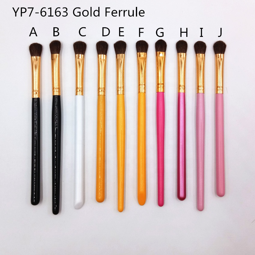 Brocha de Sombra de Ojos Profesional con Mango de Madera y Cerdas de Cabello