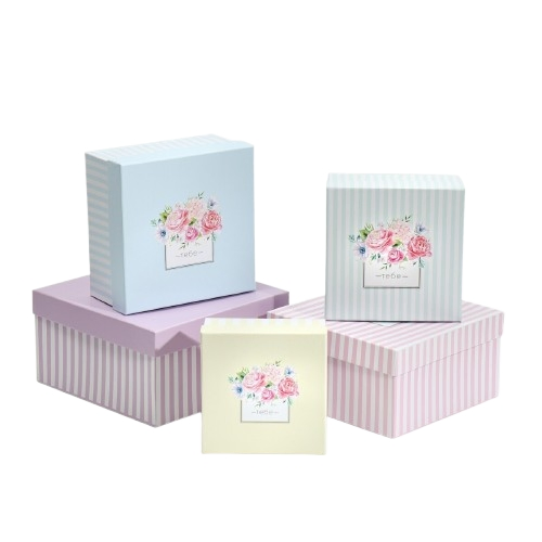 Caja de regalo de papel dorado personalizado para Navidad, vacaciones, boda, embalaje de cosméticos, juguetes, juegos, almacenamiento, cajas de recuerdos