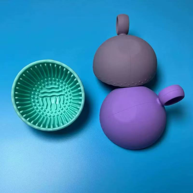 Herramientas de belleza de silicona al por mayor de fábrica, conveniente cuenco de lavado, limpiador de brochas de maquillaje