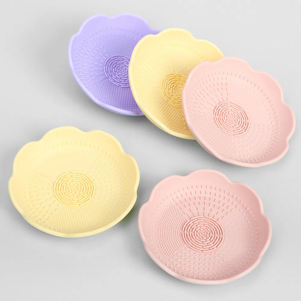 Herramientas de Maquillaje Cuenco de Lavado Almohadilla de Silicona para Limpiar Brochas 2