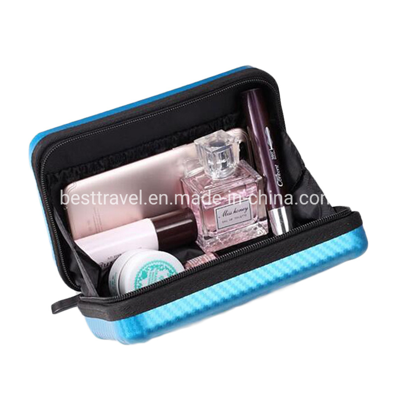 Bolsa de viaje dura personalizada de ABS y PC para mujeres, bolsa de cosméticos, caja de maquillaje, estuche de belleza