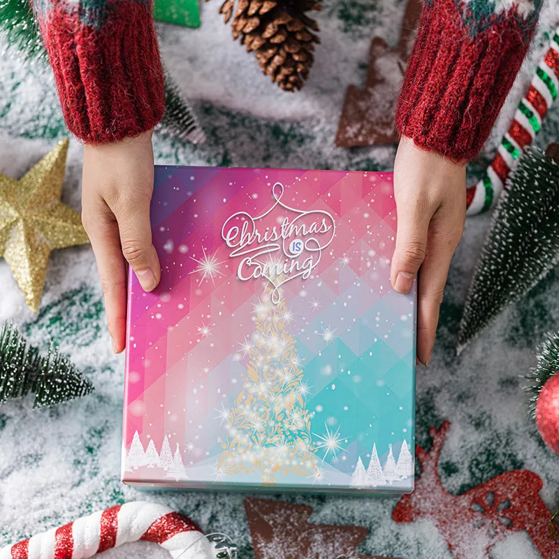 Caja de regalo navideña diseño especial